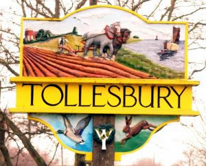 Tollesbury sign plough
