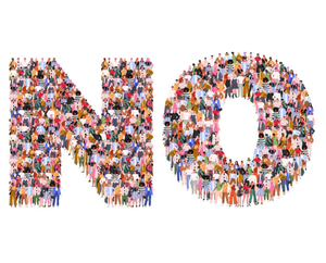 Let’s make a big NO